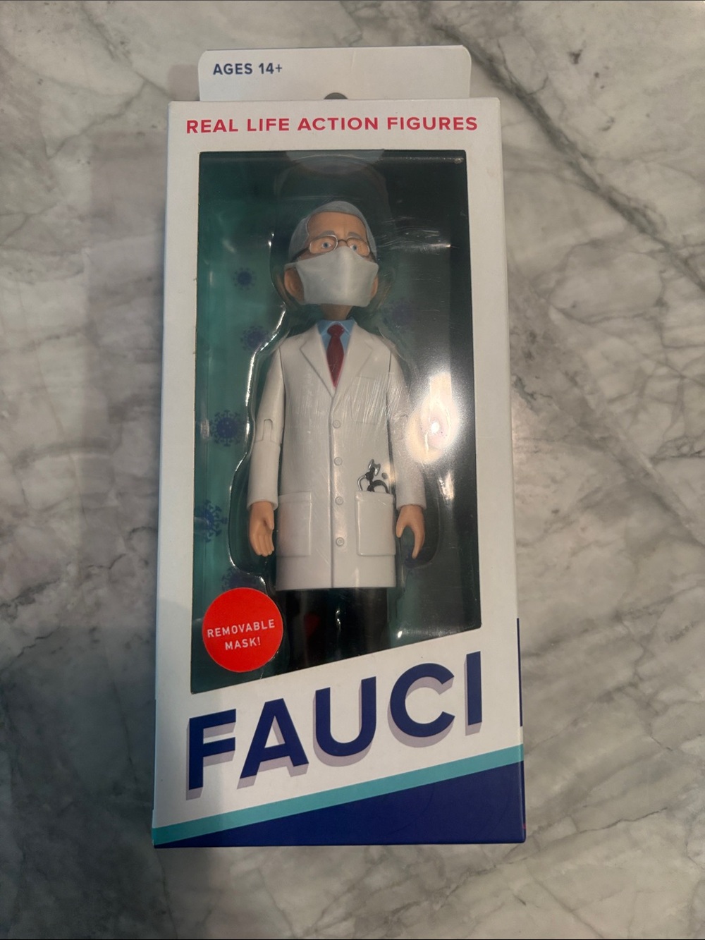 Fauci Real Life Action Figure - White Lab Coat 6”